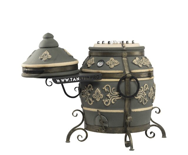 Тандыр "Фирменный" (ЭКО-Тандыр), 27 см, графит